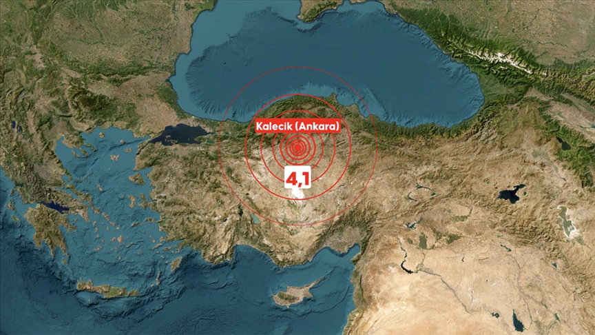 Ankara Sallandı: Kalecik'te 4.1 Büyüklüğünde Deprem