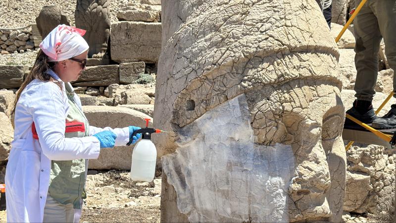 Nemrut Dağı Heykelleri Nano Kireçle Geleceğe Taşınıyor